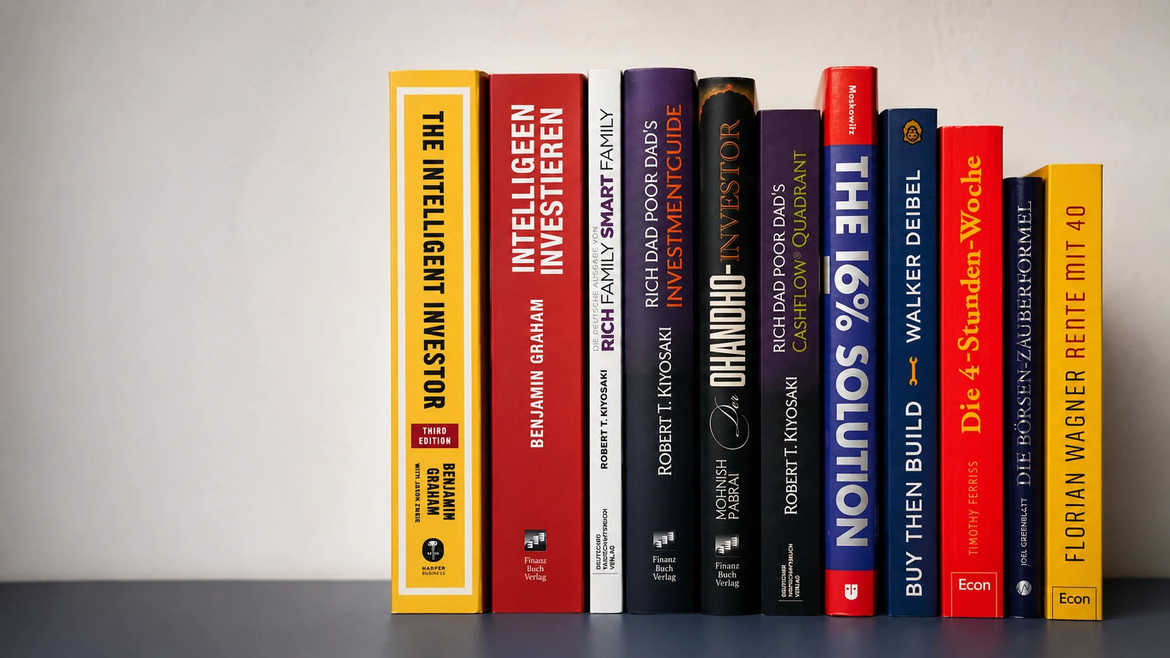 Finanzbücher Empfehlung – persönliche Sammlung der besten Bücher über Finanzen, FIRE und finanzielle Bildung